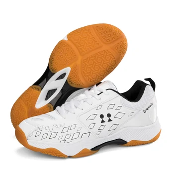 Мужская профессиональная обувь для бадминтона, спортивная обувь для пары, женская высококачественная дышащая спортивная обувь для тенниса, Размер 36-46
