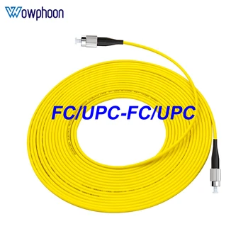 Волоконный Патч-кабель FC/UPC-FC/UPC Оптоволоконный Патч-корд SM SX 3.0 мм Волоконная Перемычка Симплексный Оптический кабель FTTH