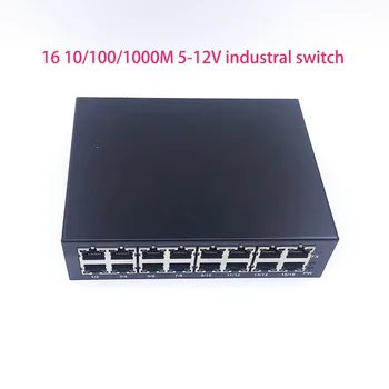 1000-метровый неуправляемый коммутатор 16 портов 10/100/1000 м модуль промышленного Ethernet-коммутатора Материнская плата OEM с автоматическим определением портов