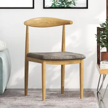 Минималистичный стул для спальни Дерево Nordic Гостиная Офис Креативное кресло Комната Продвинутая мебель для ресторана Muebles Para El Hogar