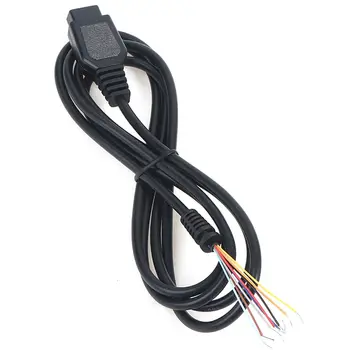 Удлинительный кабель длиной 1,5 м с 9 контактами для Sega Genesis 2 для контроллера MD2, линия ручки геймпада, черный