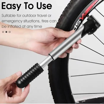 Портативный Воздушный насос для шин, Мини Многофункциональный Ручной насос для ремонта инструментов для горных велосипедов, шоссейных велосипедов