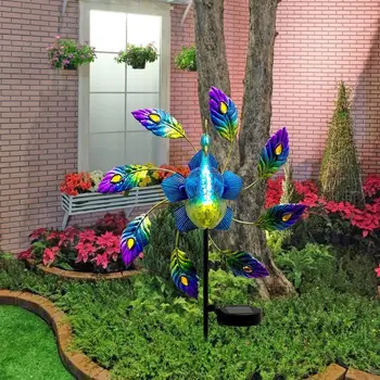 Металлический светодиодный светильник Flamingo Solar Light Garden Yard Art Outdoor Lawn Stake Lamp