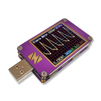 YZXstudio ZY1280 USB Ток Напряжение Емкость Быстрая зарядка QC4 PD3.0 MFI PPS Тест