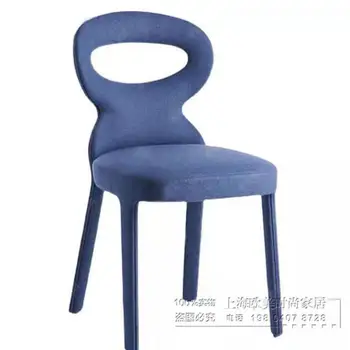 Обеденный стул из массива дерева в европейском стиле, скандинавское постмодернистское кафе, мягкое кресло-мешок, приемная в офисе продаж