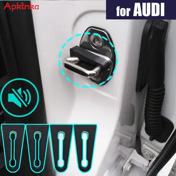Apktnka Шумоглушитель Глушитель Дверного Замка Буфер Для Audi A3 A4 A6 A8 Q3 Q5 Q7 Q7 Звуконепроницаемый Глухой Амортизатор