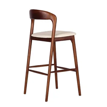 Кухонные обеденные стулья в скандинавском стиле, салонные деревянные Высокие дизайнерские обеденные стулья, Современная роскошная мебель для столовой Sillas De Comedor WK