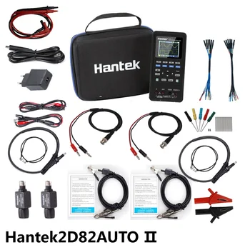Цифровой Автомобильный Ручной Осциллограф Hantek 2D82Auto 4 В 1 + Мультиметр 80 МГц Источник сигнала Машина Диагностический 250 мса/с Портативный