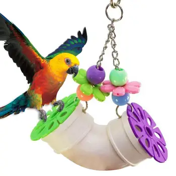 Игрушка для укуса попугая, игрушка для птиц, конвейерная игрушка, акриловая веревочка для укуса, игрушки для попугаев, интеллектуальная подставка для заточки лап, игрушка