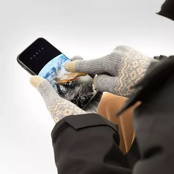 Youpin Перчатки с сенсорным экраном для пальцев, бархатные согревающие женские перчатки с сенсорным экраном для мужчин, зимние теплые бархатные перчатки
