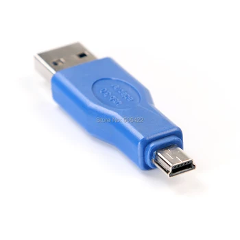 Стандартный Адаптер USB3.0 Type A Male to Mini B 10pin Male для мобильного жесткого диска компьютера