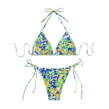Sweet Style Micro Bikini Extreme Женский купальник-двойка с регулируемым ремешком, комплект бикини Maillot De Bain, прямая поставка