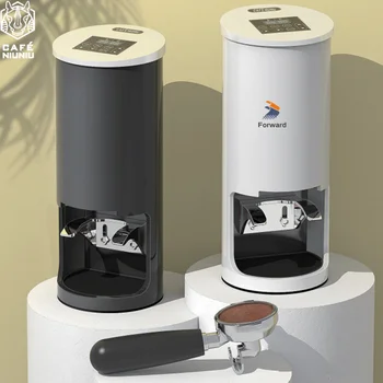 Пресс для приготовления кофе эспрессо с регулировкой веса порошка для кофе 58 мм, автоматическая плоская пресс-кофемолка