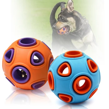 Игрушки для домашних собак, забавный интерактивный мяч, жевательная игрушка для собак, корм для собак, резиновые шарики, товары для домашних животных, аксессуары для собак
