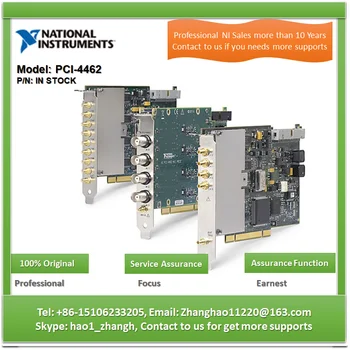 NI PCI-4462 со звуком и вибрацией 24-разрядный 204.8K, две карты AD/DA захвата