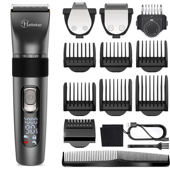 Беспроводной Универсальный профессиональный триммер для волос, Электрическая машинка для стрижки бороды для мужчин, Электрическая машинка для стрижки волос, перезаряжаемая