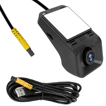WiFi Android DVR ADAS AR Dash Cam Навигация ночного видения 720P Объектив 24-часовая камера видеорегистратора для парковки Автомобильный видеорегистратор Dash Cam