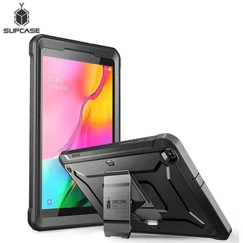 Чехол SUPCASE для Galaxy Tab A 8.0 Case (SM-T295 / SM-T290) 2019 года выпуска, полноразмерный, сверхпрочный чехол со встроенной защитной пленкой для экрана