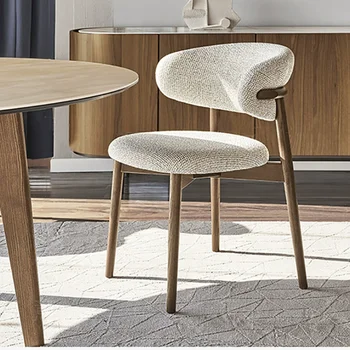 Деревянные обеденные стулья в скандинавском стиле, Кухня, современные белые обеденные стулья в стиле Фанк, Минималистский дизайн, Наборы мебели Muebles De Cocina