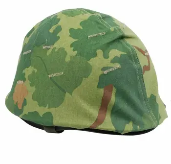 Тактический реверсивный шлем REPRO Вьетнамской войны США Mitchell Цветной камуфляжный чехол (без шлема) SOLDIER MILITARY