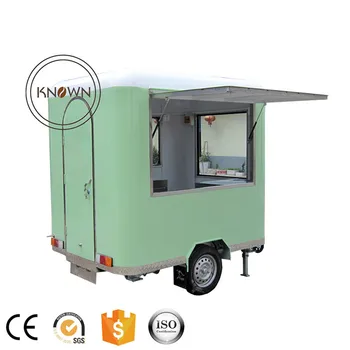 Рабочий стол для бесплатного грузовика быстрого питания с передвижным кухонным прицепом длиной 2 м, ювелирного киоска, тележки для хот-догов