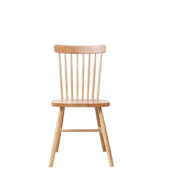 Обеденные стулья из массива дерева, Кресло для отдыха, Удобная спинка, Мебель для гостиной, Широкая поверхность для сидения, Устойчивая конструкция