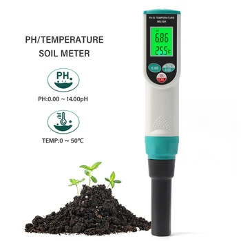 Измеритель значения PH почвы 2в1, измеритель температуры окружающей среды, прибор для измерения комнатных растений в горшках, Инструменты для выращивания растений, Садовые инструменты