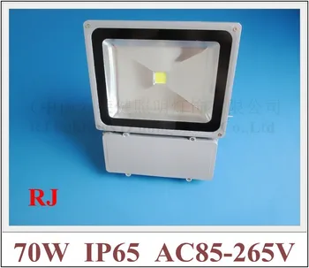 70 Вт светодиодный прожектор прожектор водонепроницаемый светодиодный точечный светильник 70 Вт (1*70 Вт) AC85-265V 5600lm IP65 CE ROHS алюминий + армированное стекло