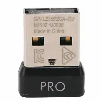 USB-приемник мыши Беспроводной 2,4 G Легко Заменяемый ABS Портативный мини-приемник мыши для Logitech G Pro
