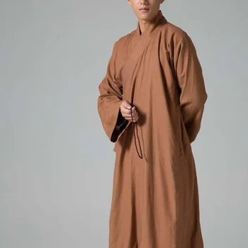 Одежда Монаха Шаолиньского Буддизма Традиционная Китайская Буддийская Одежда Мужские Костюмы Унисекс Haiqing Платье Для Медитации