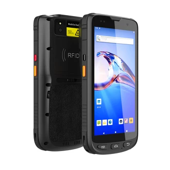 5,5-дюймовый Android 10 Восьмиядерный Blue-tooth wifi GMS 4g Lte GPS PSAM ручной UHF rfid считыватель Writer для Управления активами