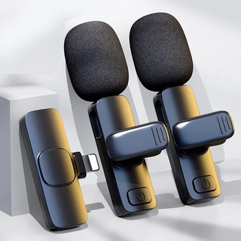 Беспроводной микрофон на лацкане E60 Bluetooth динамик DJ микрофон Геймерский микрофон Игровой мобильный телефон Микшер звука караоке Youtube Premium