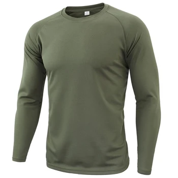 Мужская тактическая военная рубашка, быстросохнущие камуфляжные футболки для пеших прогулок, спортивные единоборства, одежда для кемпинга, охоты, рыбалки