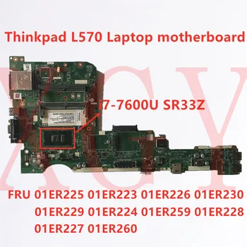 Оригинал для Lenovo для материнской платы ноутбука Thinkpad L570 01ER225 LA-C422P i7-7600U 100% Тест В порядке