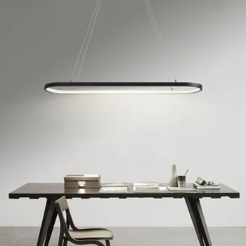Современный кольцевой светодиодный подвесной светильник Подвесной светильник Онлайн Светильники для столовой Гостиной спальни кухни салона офиса Lustre Luces