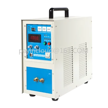 Высокочастотная индукционная нагревательная печь мощностью 25 кВт 30-100 кГц, индукционный нагреватель ZVS, печь для плавки серебра и золота с CE