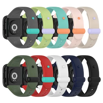 Силиконовый ремешок для браслета Redmi Watch 3 на запястье