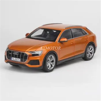 Norev 1/18 для Audi Q8 2018, металлические модели автомобилей, отлитые под давлением, Оранжевые Игрушки, Подарки, коллекция украшений для хобби