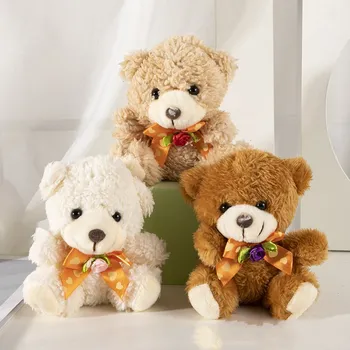 Мини-плюшевые игрушки-медведи, Маленькая подвеска, милые Бриллиантовые медведи, кукла, мягкая игрушка для детей, подарок для девочек, 11,5 см