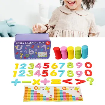 Обучающие математические игрушки, игрушки для счета по методу Монтессори, игрушки для игр в детском саду, дошкольное учреждение