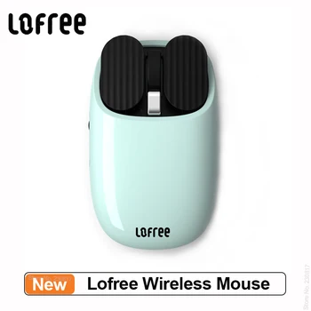 Беспроводная мышь, совместимая с Bluetooth, с чипами Lofree, Двухрежимное подключение, перезаряжаемая Портативная мышь для офиса и домашнего ноутбука.