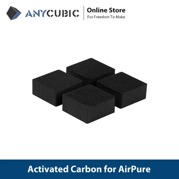 ANYCUBIC 4 Шт Очиститель Воздуха Фильтр Для Чистого Воздуха Запасные Части Активированный Уголь Для SLA LCD 3D Принтера Photon M3 Premium