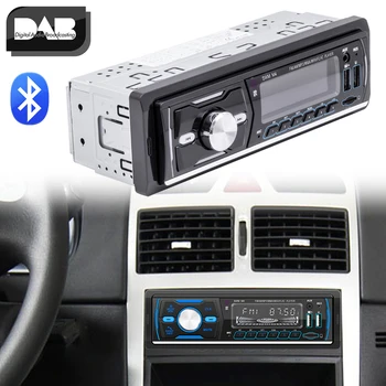 Цифровое автомобильное радио DAB Bluetooth Двойной USB 1Din Mp3-плеер USB-зарядка Автомагнитолы RDS AM FM Автомобильное Мультимедийное радио