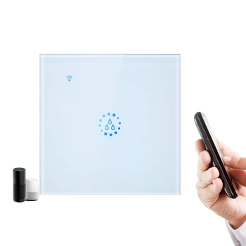 WiFi-переключатель Smart Boiler Сенсорный переключатель голосового управления Совместим с Alexa Google APP Пульт дистанционного управления Сенсорный переключатель Стандарт США/ЕС