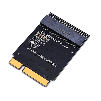 Для Apple Macbook SSD Адаптер M2 NGFF SSD для 17 + 7Pin Преобразования карты Riser для MacBook Air 2012 A1466 A1465 MD223 MD224 MD231 MD232