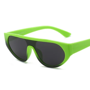 Новые солнцезащитные очки Pilot с плоским верхом, женские винтажные Зеленые Брендовые Роскошные солнцезащитные очки, женские очки Оверсайз UV400 Gafas Oculos