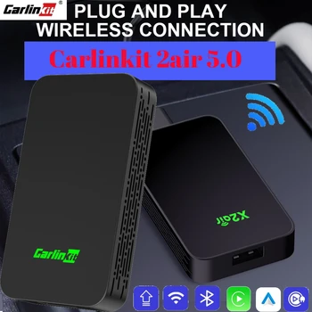 CarlinKit 5,0 2air /4,0/3,0 Беспроводной carplay Android Auto AI Box Car Play Беспроводной Адаптер Smart Car WiFi Bluetooth Автоматическое Подключение
