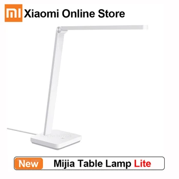 Настольная лампа Xiaomi Mijia Lite для защиты глаз 500лм с регулируемой яркостью, многоугольный светодиодный Настольный светильник для чтения, ночник 4000 К