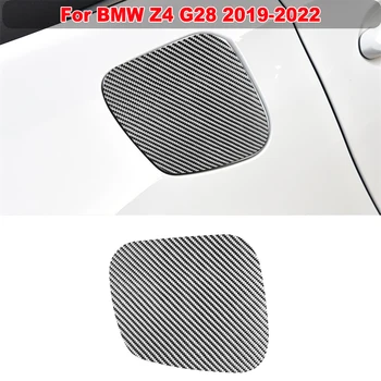 Наклейка для отделки крышки топливного бака, Декоративная панель, Наклейка для BMW Z4 G28 2019 2020 2021 2022, автомобильные аксессуары из настоящего углеродного волокна
