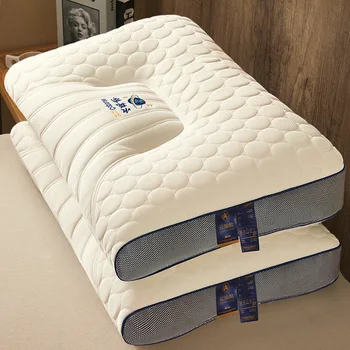 Супер Эргономичная подушка Ортопедическая Для всех положений сна Шейная контурная подушка для облегчения боли в шее и плечах